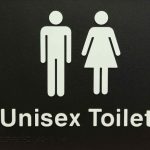 unisex toilet-black