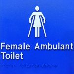 female ambulant toilet