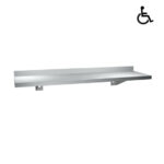 Shelf with Splashback 125mm Depth x 610mm Length 10-0694-24