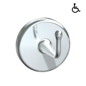 Heavy Duty Brass Robe Hook - Concealed Mounting 10-0751