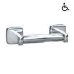 Toilet Roll Holder Single Surface Mount - Bright 10-7305-B