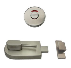 700 Series Ambulant Lock and Indicator Set with Bumper – With Screw Fixings - 700_AMBLOCK_SS