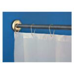 Straight Curtain Rod with 1000mm Ceiling Support - JDMROD