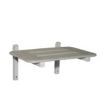 Folding Shower Seat SSS/White Acrylic Deck 350mm Wide x 330mm Deep - SS350