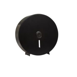 Jumbo Toilet Roll Dispenser Lockable, Matte Black ML841_DESIGNER