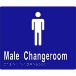 Male Change Room 180x150 Braille - ML16245