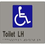 Accessible Toilet L/H Transfer 160x150  Braille - ML16270