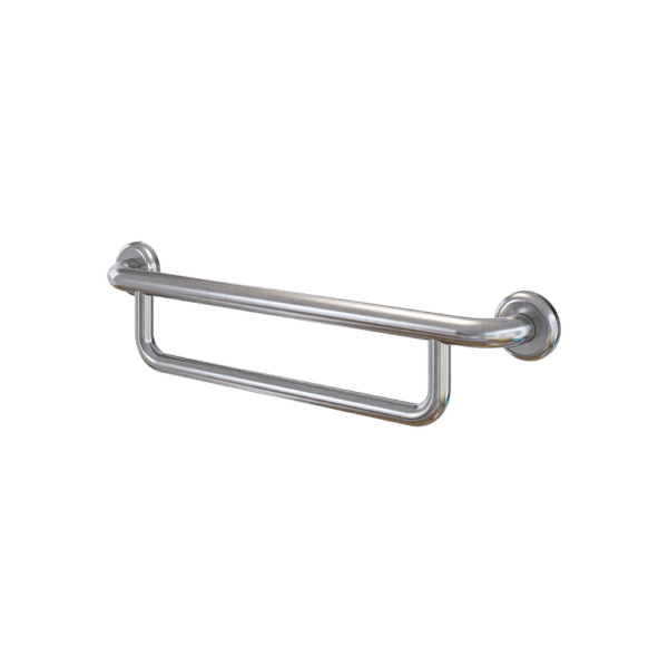 Grab Rail (C) 600x32 SS With Undermount Towel Rail