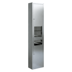 Accessible SM 3N1 Paper Towel Disp / Eclipse Auto Hand Dryer / 21 Litre Waste Receptacle  SS