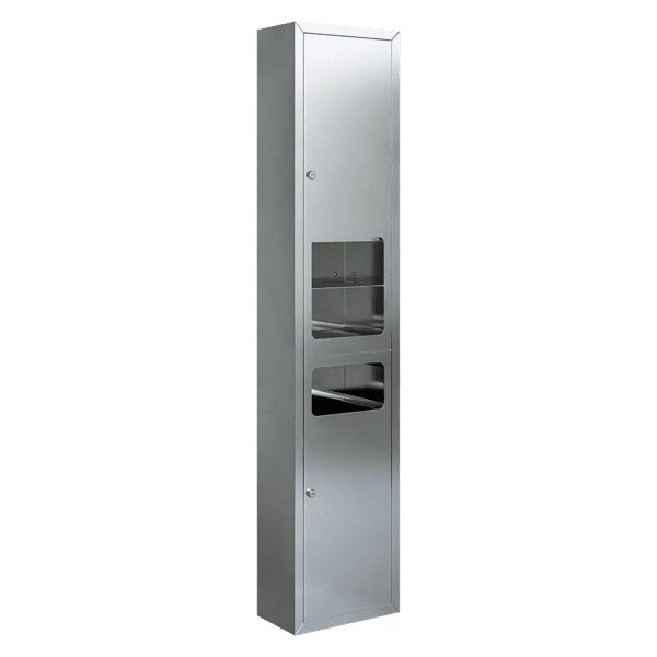 Accessible SM 3N1 Paper Towel Disp / Eclipse Auto Hand Dryer / 21 Litre Waste Receptacle  SS